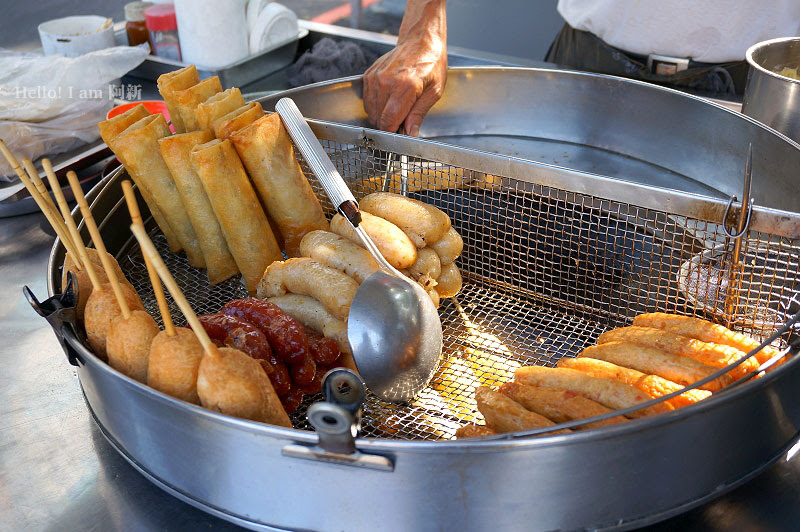 豐原三輪攤車美食,無名炸熱狗伯-4