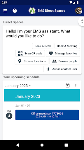 Screenshot Direct Spaces