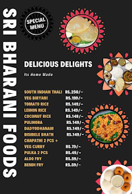 Sri Bharani Foods menu 1