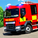 Icon Fire Brigade Rescue Truck Game