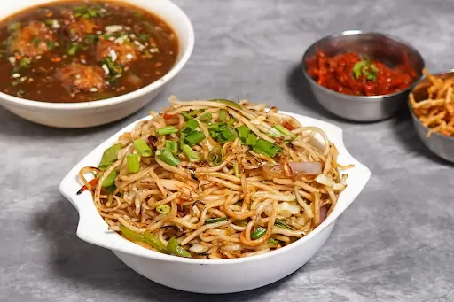 Veg Manchurian Noodles