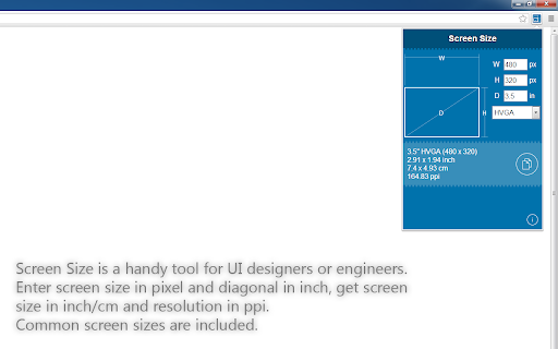 Screen Size