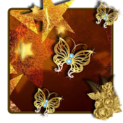 Golden Hollow Butterfly Theme  Icon