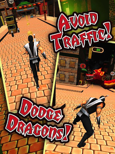 Ninja Warrior Combat 3D Runner  APK MOD screenshots 2