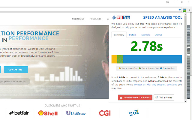 Speed Analysis Tool