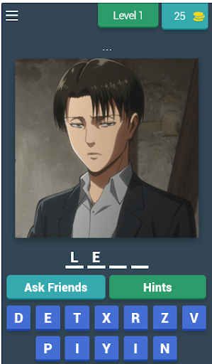 Attack On Titan - Quiz Game 2020