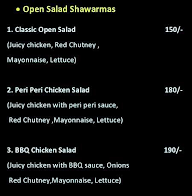 Afghani Shawarma menu 2