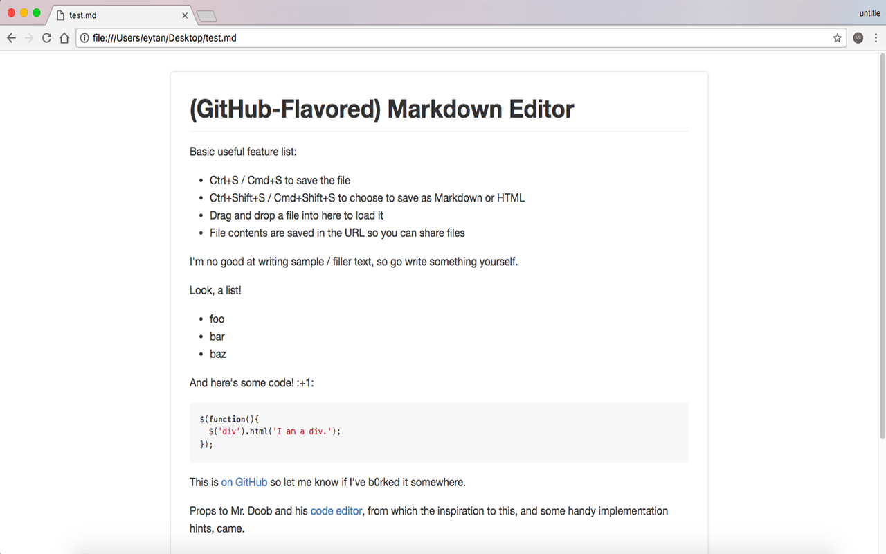 Markdown In Browser Preview image 3