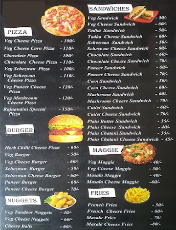 Rajnandani Cafe In Chat menu 