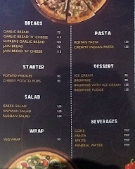 US Pizza menu 1