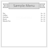 Thangam Tea Stall menu 1