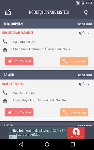 Bursa Nöbetçi Eczaneler