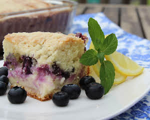 Blueberry Cream Cheese Crumb Cake