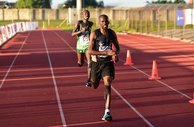 Melikhaya Frans wins the 10km Freedom Run in Motherwell at the weekend