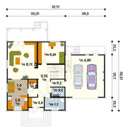 Feria dr-B - Rzut parteru