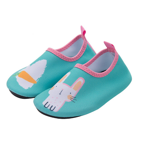 Title 4, Kinder cartoon zwemschoenen voor het strand. Bi...