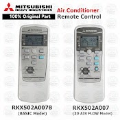 Điều Khiển Từ Xa 100% Cho Máy Lạnh Mitsubishi Rkx502A007B / Rkx502A007