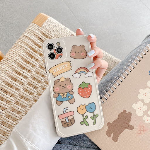 Title 5, Strawberry Bear Case Compatible with Apple iPho...