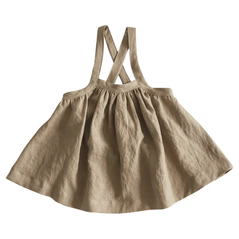 Modieuze Franse katoen- en linnen jurk, perfect voor de zomer. Koel, comfortabel en elegant, ideaal voor een casual en verfijnde look.