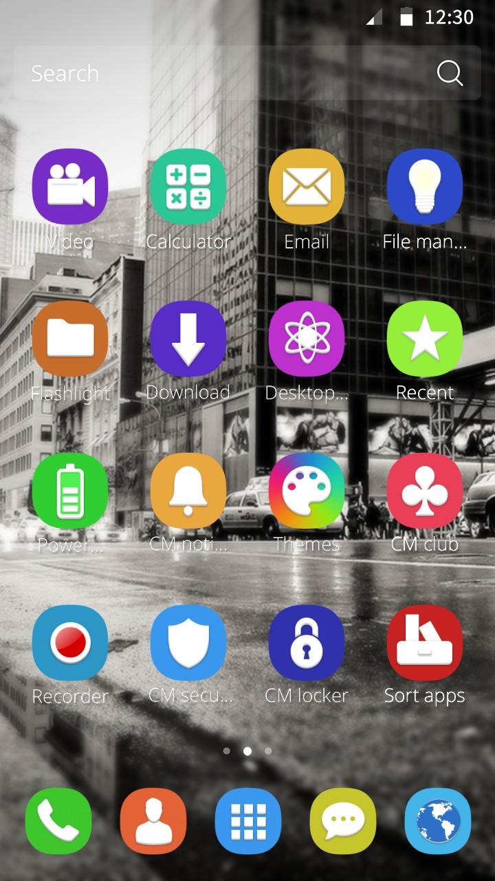 Rain Theme Screen 3