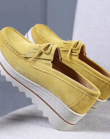 Chaussures décontractées en cuir à - 1