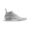 nmd city sock white grey