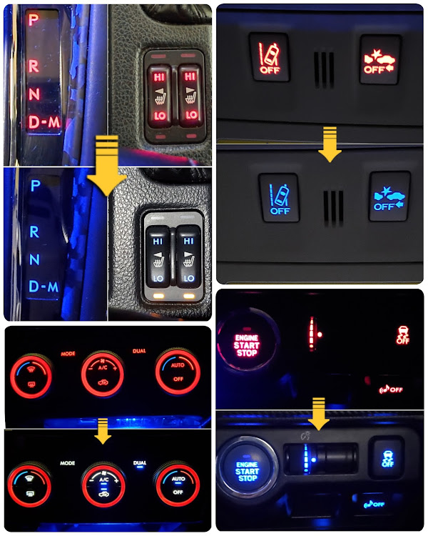 XVのled打ち替え・DIY・ローダウンSUV・駐車枠ぴったり選手権に関するカスタム事例の投稿画像7枚目
