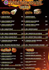 Paratha House menu 2