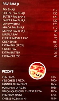 Agatya Pavbhaji Juice Bar menu 1