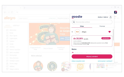 goodie cashback