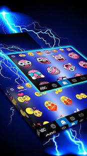 Lighting 3d Storm 主題鍵盤(圖3)-速報App