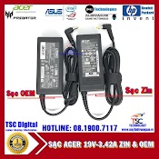 Sạc Laptop Acer 19V - 3.42A Zin Chính Hãng | Adapter Acer 19V - 3.42A