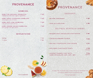 Provenance menu 1