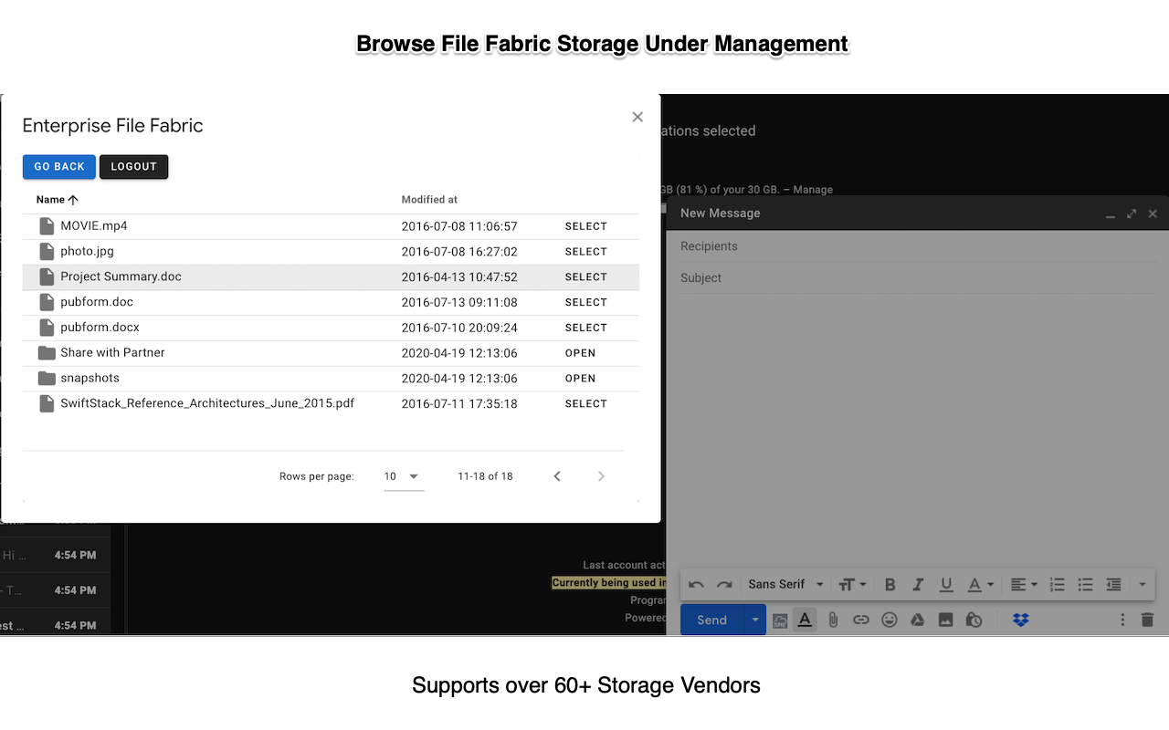 File Fabric GMail Extension Preview image 2