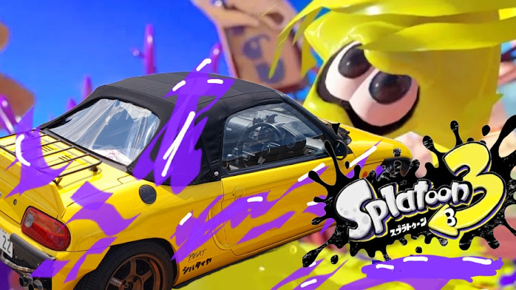 ビートのスプラトゥーン3・車検戻し戻し・雑コラ感に関するカスタム事例の投稿画像1枚目