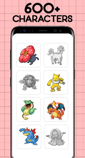 Color by Number - Pokemon Pixel Art Free