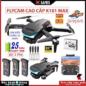 Flycam K101 Max Mới 2 Camera 4K Trang Bị Cảm Biến Chống Va Chạm Có Định Vị Gps Flycam Mini Giá Rẻ Cao Cấp