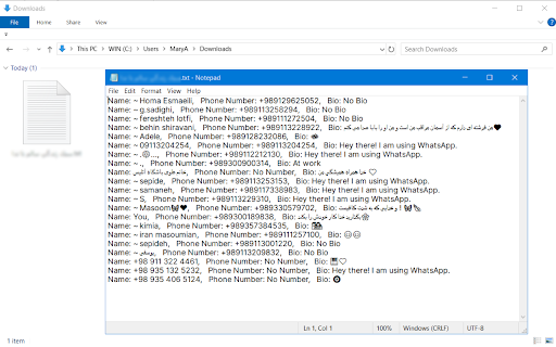 WhatsApp Member Scraper (by v-User) Preview 3