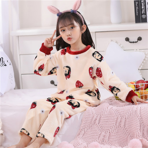 Title 6, Childrens Pajamas Womens Winter Plus Velvet T...