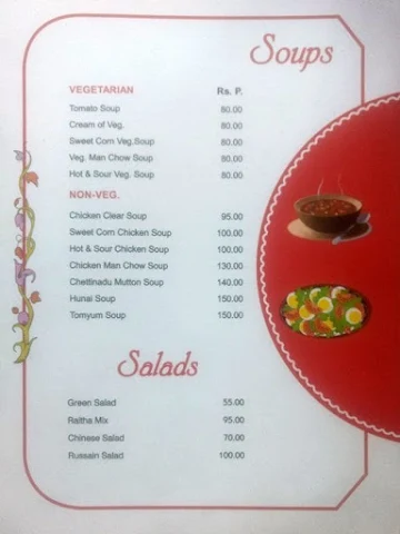 Gem Restaurant menu 