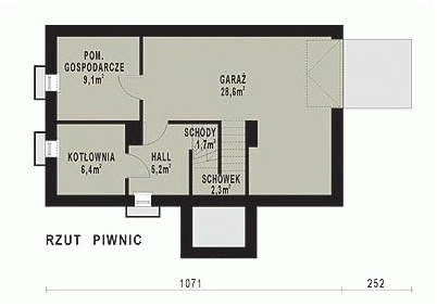 WB-0018 - Rzut piwnicy