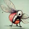 Poop & flies icon