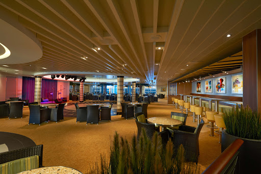 Meet and mingle at Ocean Plaza on Carnival Vista.