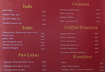 Goodness Of Treat menu 