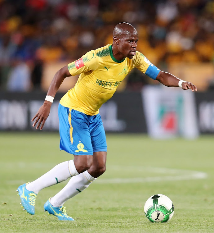 Hlompho Kekana of Mamelodi Sundowns during the Absa Premiership 2017/18 match between Mamelodi Sundowns and Kaizer Chiefs at Loftus Versveld Stadium in Pretoria, South Africa on 17 October 2017.