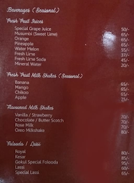 Gokul Restaurant menu 2