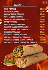 Friday's Frankie & Rolls menu 1