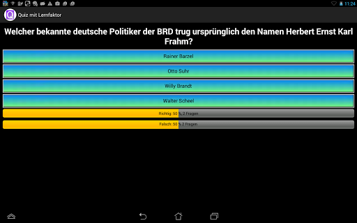 Quiz mit Lernfaktor