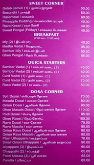 Thamirrabarani Restaurant menu 1