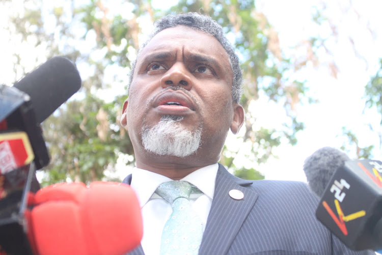 DPP Noordin Haji speaking to the media o Wednesday, July 20, 2022.